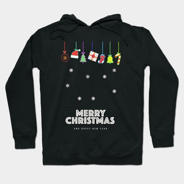 Merry Christmas and happy New Year Hoodie by NSRT